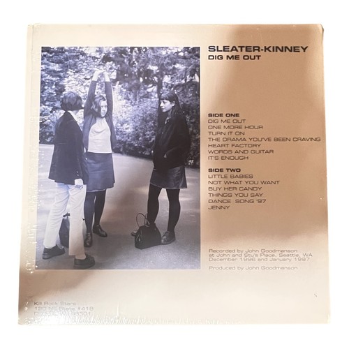 Sleater-Kinney Dig Me Out LP, 1997 First Edition OOP Vinyl, Kill Rock Stars - Picture 2 of 8