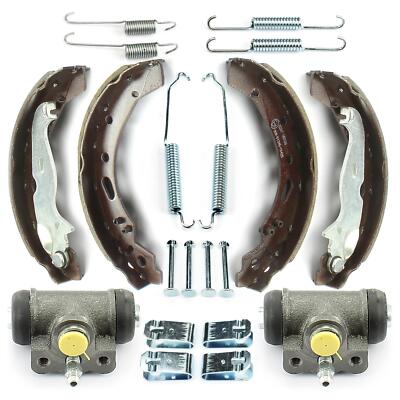 Bremsbacken Set 2x Radzylinder Trommelbremse hinten für Mazda 2 DE DH MZ MZR-CD