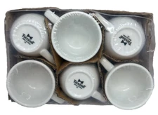 Tuxton 115 White 8OZ Coffee / Tea Cups pack of 6 Divine Crafted
