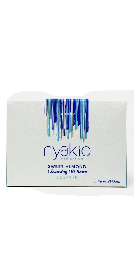 LOTE DE 3 bálsamos de aceite limpiador de almendras dulces Nyakio 3,7 fl oz - sellados. TOTALMENTE NUEVO Foto 3 de 4