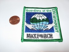 MAXFORCE BORDADO CUCARACHA INSECTO ASESINO PARCHE GUARDIANES DEL MEDIO AMBIENTE 2 1/2"