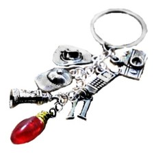 Stranger Things Themed Charms Dangle Metal Keychain Keyring