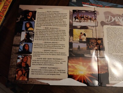 Dances With Wolves Widescreen Laserdisc LD Kevin Costner Mint 