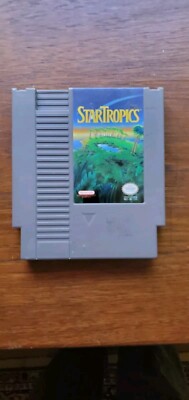 1990 Nintendo NES  ''Star Tropics'' Video Game