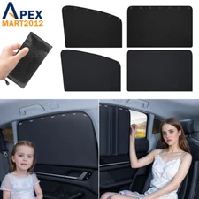 4PCS Car Side Window Sun Shade Cover Privacy Screen Protector UV Block Shield