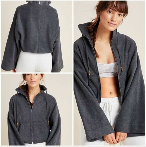 Zip Fleece Jacket Heather Grey 