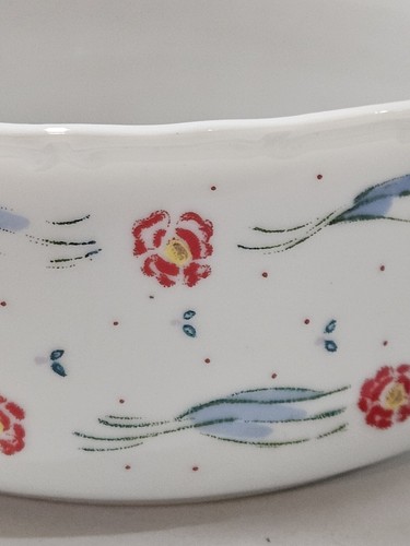 Sanyei Nagoya ~ Cermic Cereal/Soup/Salad Bowl ~ Floral Design ~ Made in Japan - Picture 9 of 10