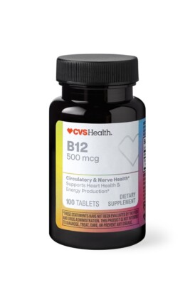 CVS Health Vitamin B12 500 mcg Tablets,100 CT | eBay CVS Health Vitamin B12 500 mcg Tablets,100 CT | eBay