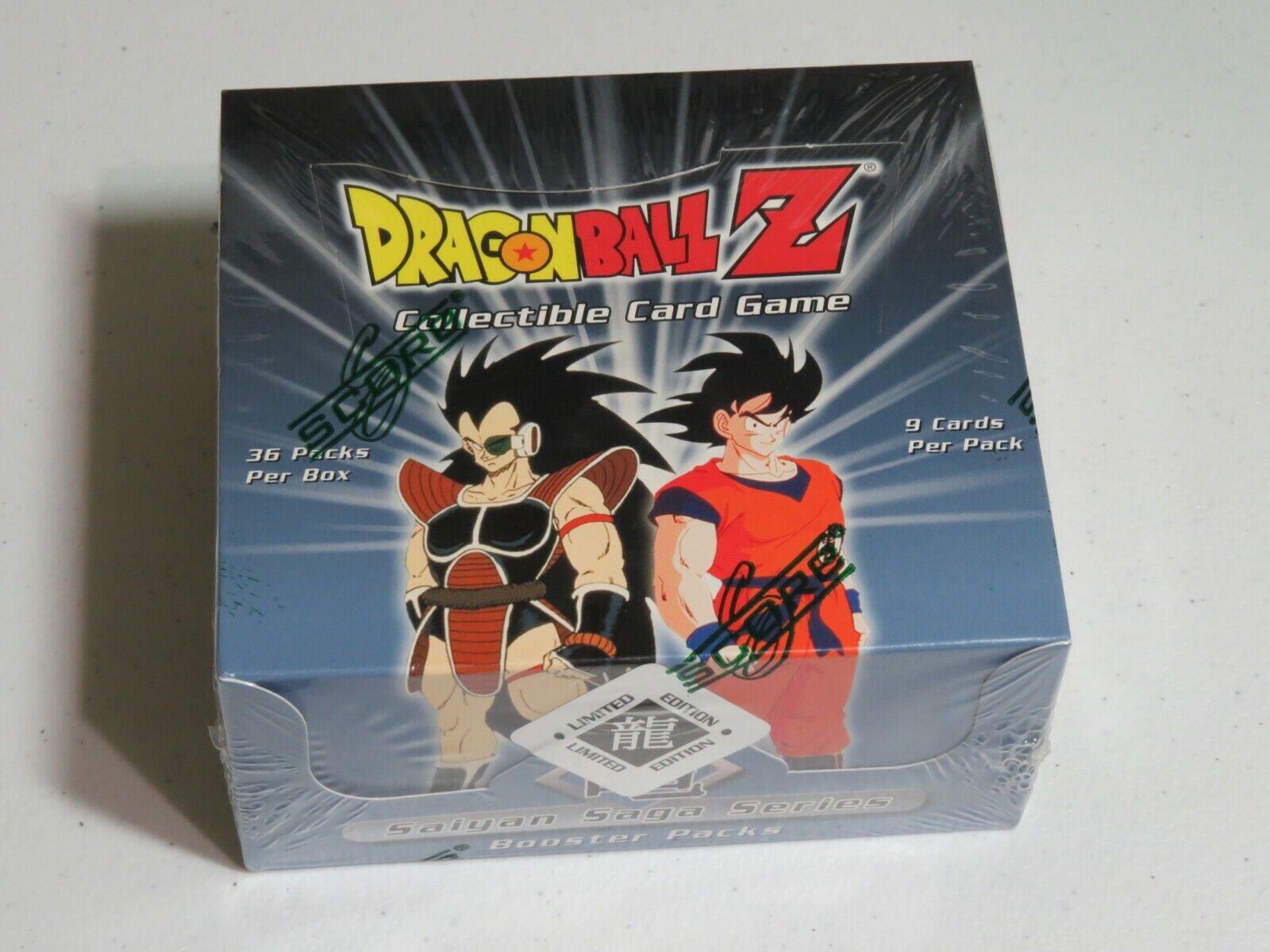 Dragon Ball Z Saiyan Saga Booster Box 1st Ed Limited Edition Sealed Score DBZ