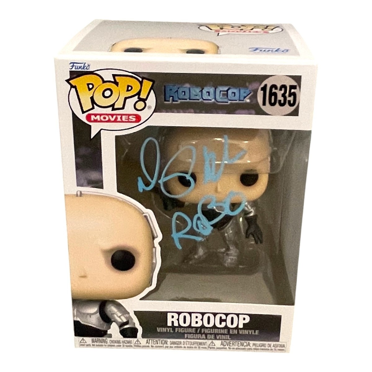 PETER WELLER Signed ROBOCOP FUNKO POP Vinyl AUTOGRAPH JSA CO