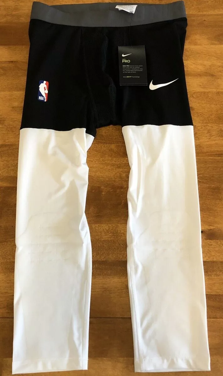 NIKE PRO 3/4 COMPRESSION BASKETBALL TIGHTS NBA TEAM ISSUE PE