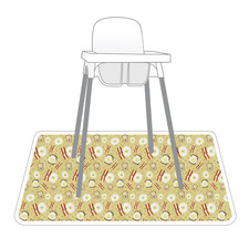 Eggs  Bacon Splash Mat by BapronBaby