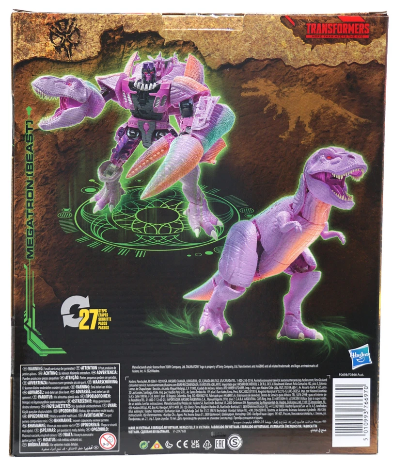 Transformers-Kingdom War Para Cybertron-Leader Class Hasbro-Megatron Beast-F0698 - Imagen 2 de 4