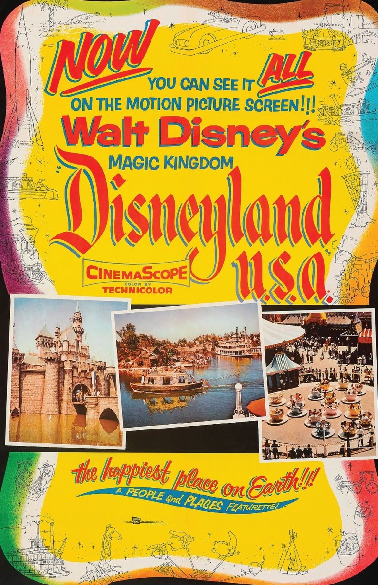 Disneyland USA Movie Walt Disney Happiest Place on Earth