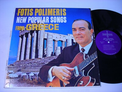 Fotis Polimeris New Popular Songs from Greece 1965 LP