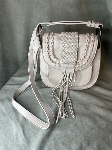 Hayden Harnett Cream Crossbody With Fringe - Picture 2 of 6