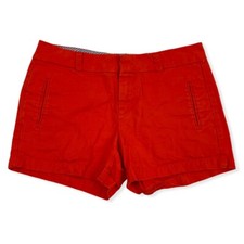 Stylus Womens Chino Orange Shorts Size 2 100% Cotton 3.75" Inseam