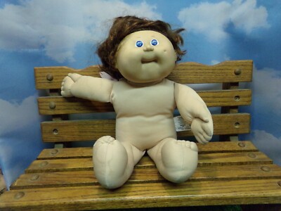 CABBAGE PATCH KIDS PUPPE COLECO KORNSEIDE braune Haare