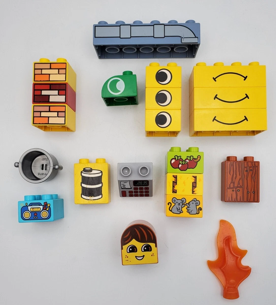 ☆21 pc.☆ LEGO DUPLO Accessories Lot ~ Bricks, Kettle, Flame &amp; Pieces | eBay