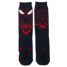 Men's Spider-Man Miles Morales Character Crew Socks