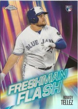 2019 Topps Chrome Rowdy Tellez Freshman Flash  Refractor SP RC #FF-7