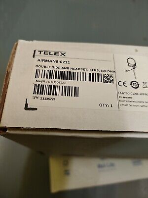 TELEX AIRMAN 8 - Aviation ANR Headset - AIRMAN8-0211 TELEX AIRMAN 8 - Aviation ANR Headset - AIRMAN8-0211