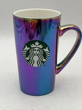 Holographic 2022 STARBUCKS Iridescent HOLIDAY Collectors Coffee Mug Cup 16 OZ