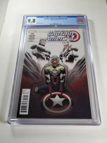 Captain America: Sam Wilson #18 Hot Key CGC 9.8 NM/M 1st Rayshaun Lucas Marvel
