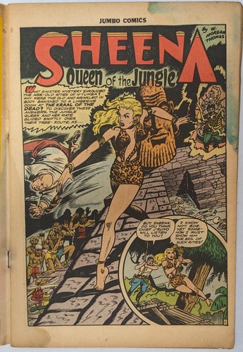 Jumbo Comics 111 Sheena Jungle Queen - Picture 2 of 5