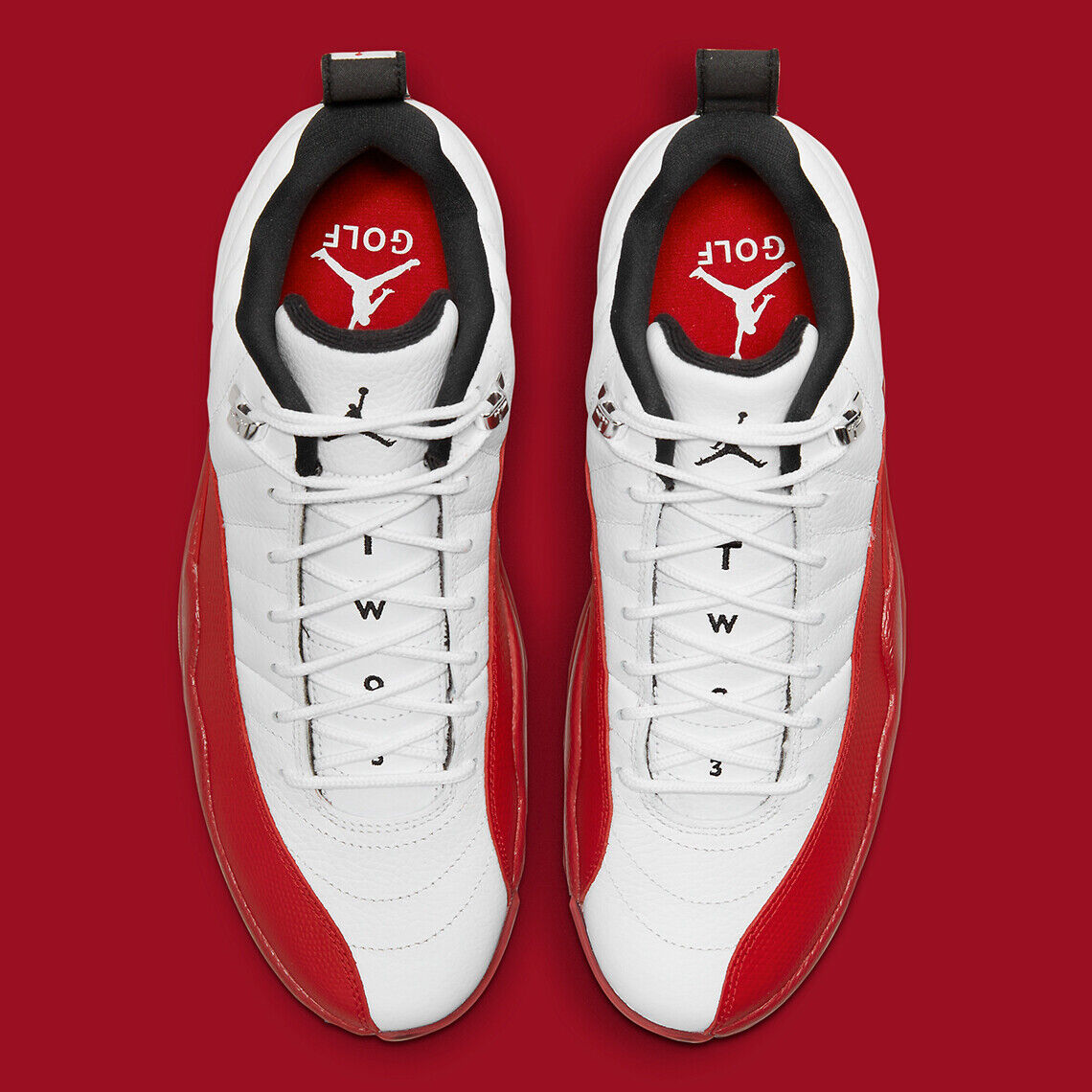 Nike Air Jordan XII 12 Retro Low G Golf Cherry Red DH4120 Nike Air Jordan XII 12 Retro Low G Golf Cherry Red DH4120