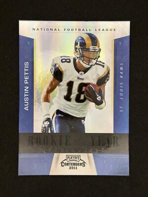 2011 Playoff Contenders Rookie of the Year Black #3 Austin Pettis RC /50 Rams