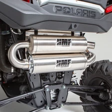 HMF Ultra Quiet Twin Loop Stainless Exhaust Polaris RZR XP1000 | 4 