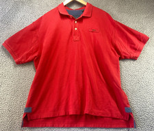 ORVIS Men's Red Short Sleeve Polo Shirt Size XL