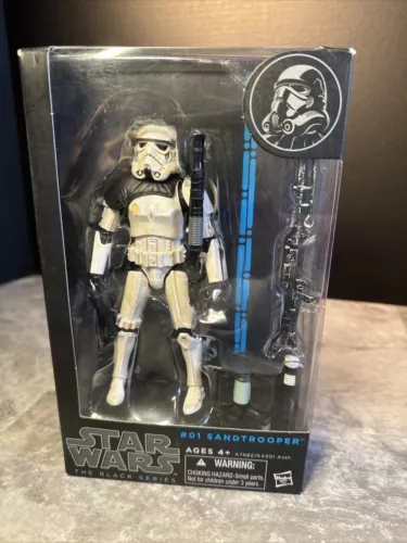 Star Wars Black Series  6" inch Blue Line  #01 Sandtrooper *new