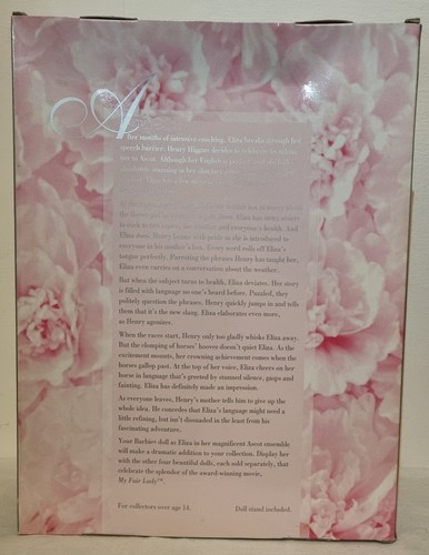 Barbie Eliza Doolittle My Fair Lady 1995 #15497 Audrey Hepburn Ascot Ensemble - Imagen 9 de 16