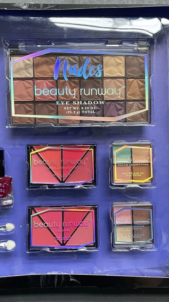 Beauty Runway 23-Piece Makeup Set – Eyeshadow, Color Correctors, Blush, - Image 4 of 4