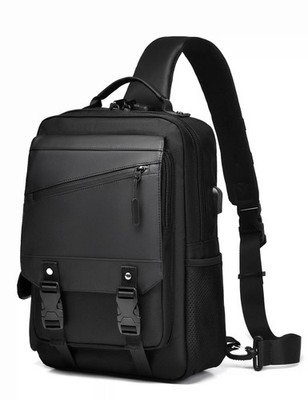 Laptop Sling Bag for Men Women, Sling Backpack Crossbody Bag Fits 14 inch Com...