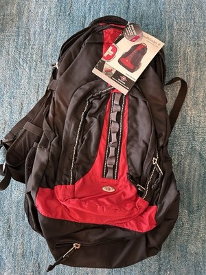 Wenger Pathfinder II Backpack Red And Black NWT
