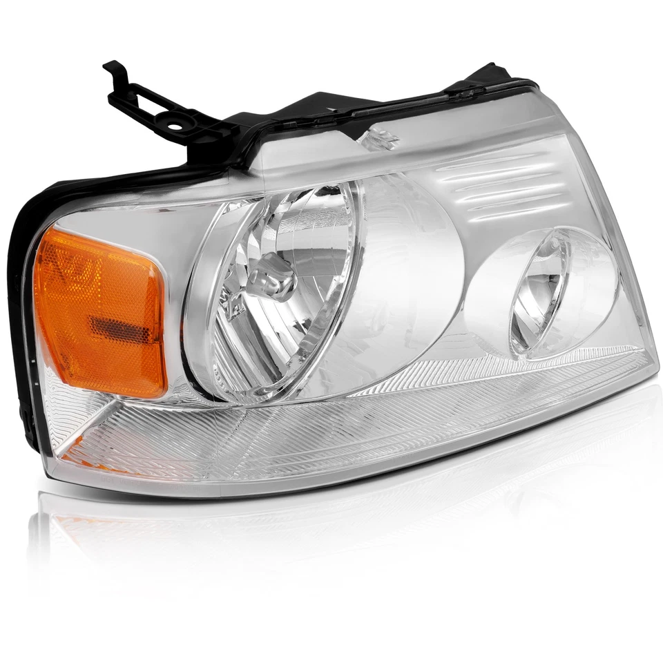 For Ford  F150 2004-2008 Headlights Assembly Pair Replacement Left + Right Sides - Image 2 of 4