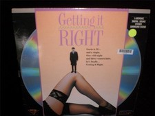 Laserdisc Getting it Right 1989 Jesse Birdsall, Helena Bohnam Carter