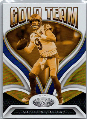 2022 Panini Certified #GT-7 Matthew Stafford Gold Team