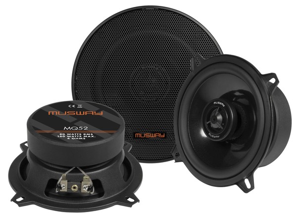 Lautsprecher Paar Musway Koax 13 Cm MQ-52 System Auto Car PKW Hifi Boxen-image