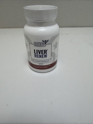Nation Health MD Liver Renew 60 Vegetarian Capsules  Exp. 12/27