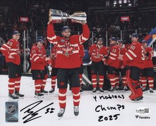 Brandon Hagel autographed signed inscribed 8x10 photo 4 Nations Canada Team JSA
