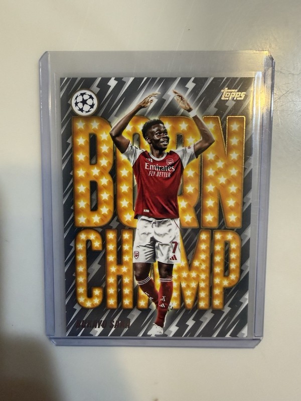 2025-26 Topps UEFA Club Competitions - Born Champ - Bukayo Saka
