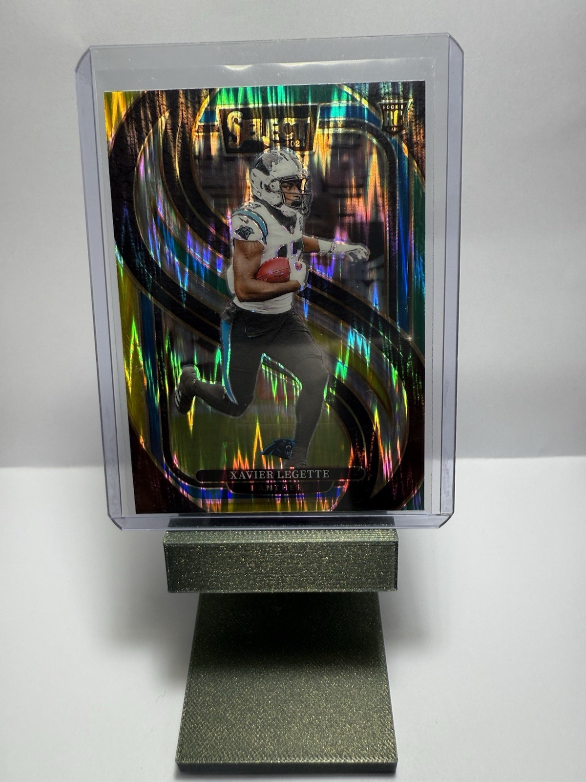 2024 PANINI SELECT XAVIER LEGETTE GREEN & YELLOW SHOCK PRIZM RC #101