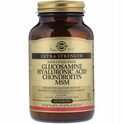 Solgar, Glucosamin Hyaluronsäure MSM 60 tab