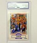 Magic Johnson Auto PSA/DNA Certified 1990 Fleer Lakers HOF Signed Autograph
