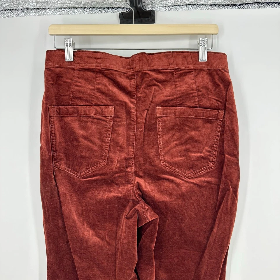 Pantalones acampanados de pana Anthropologie Pilcro 31 para mujer azul marino años 70 boho Foto 4 de 4