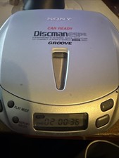    Vintage Sony Discman D-E406CK Portable CD Player   Tested Working 100 